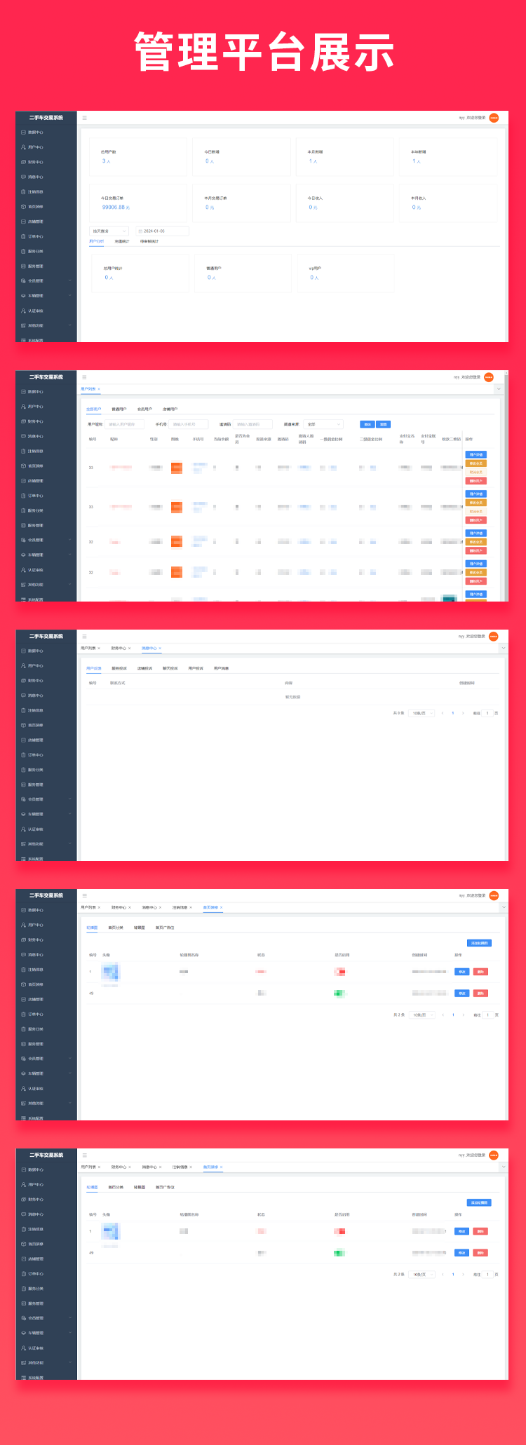 图片[2]-JAVA二手车交易二手车市场系统源码支持微信小程序+微信公众号+H5+APP-博纳软云