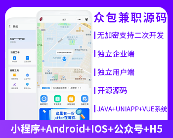 众包兼职招聘零工任务发布人力资源招聘系统-博纳软云