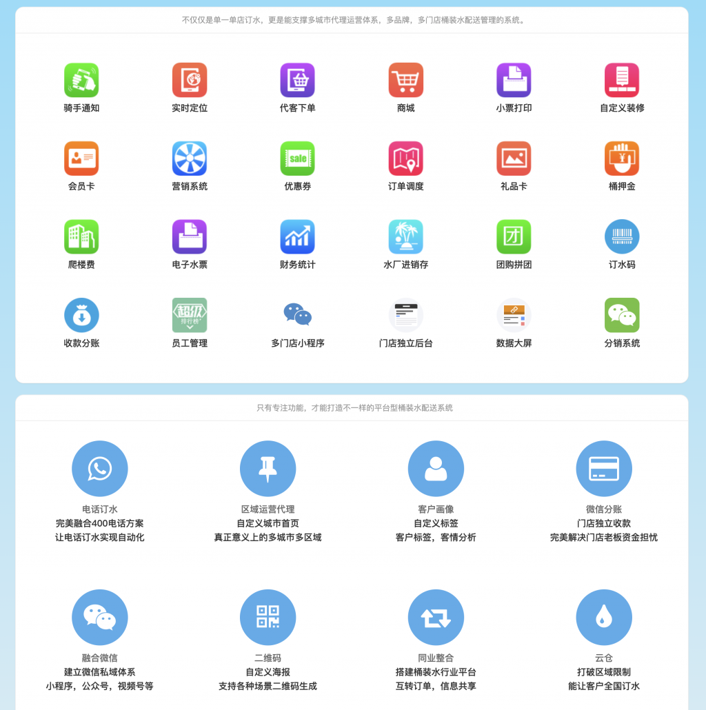 图片[1]-智慧水站送水桶装水一键订水一键购买水票小程序公众号app源码部署全开源-博纳软云